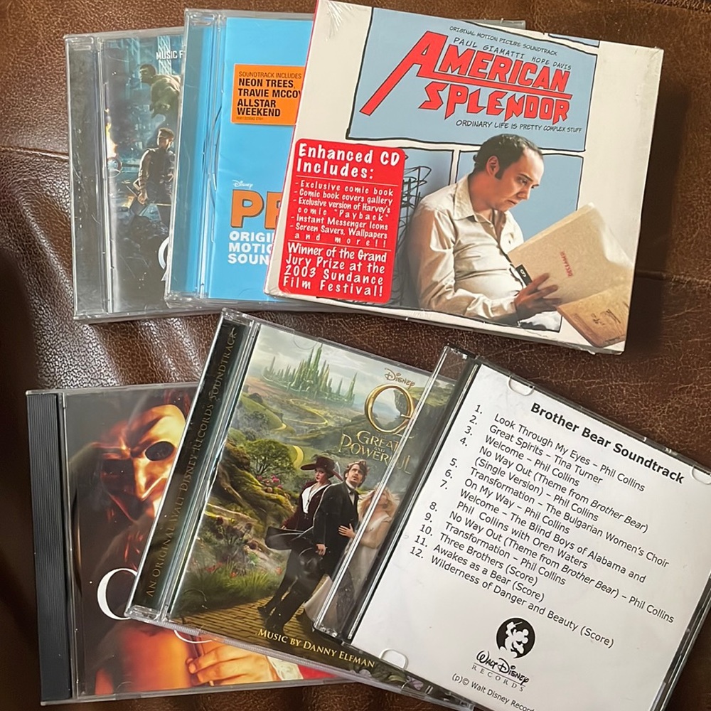 Movie soundtrack collection 6 units
